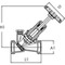 Globe valve Series: 174 2G Type: 2445KB Bronze KIWA External thread (BSPP) PN16